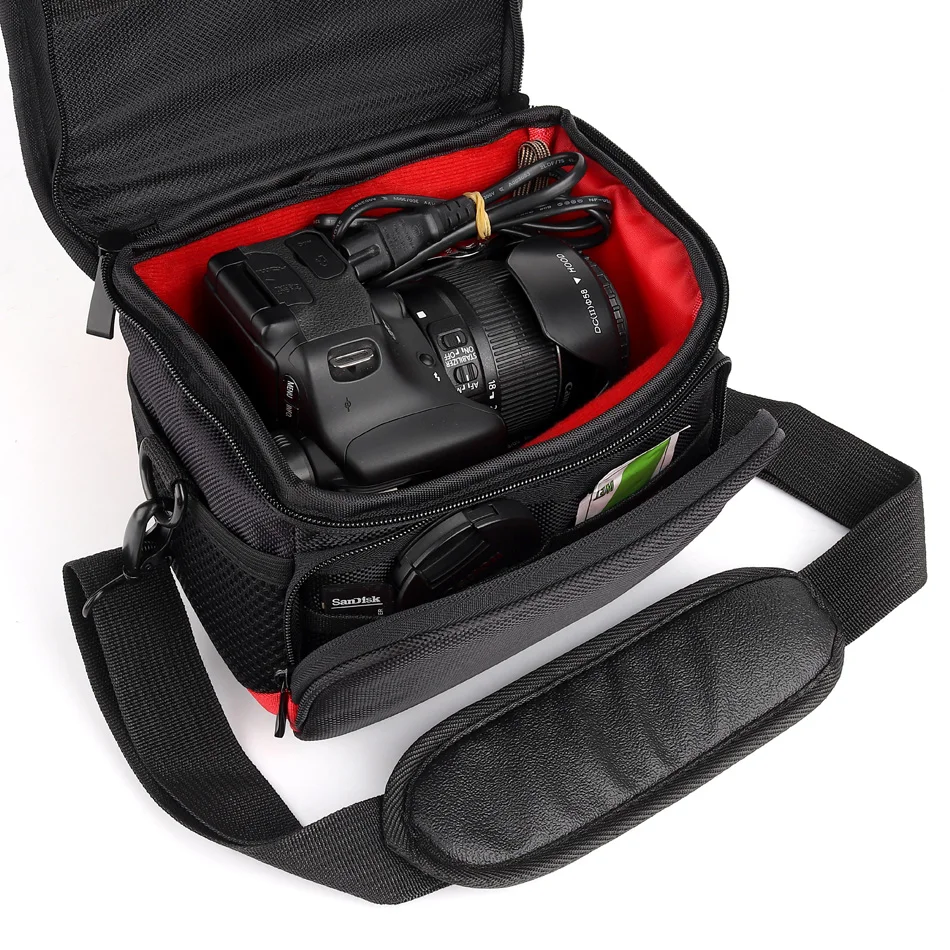 DSLR Камера сумка для SONY A7 A9 A77 A7R A7RII A7M2 A7M3 A99 RX10 RX100 V IV III II A6300 A6000 A5000 A5100 NEX 5 HX300 HX400