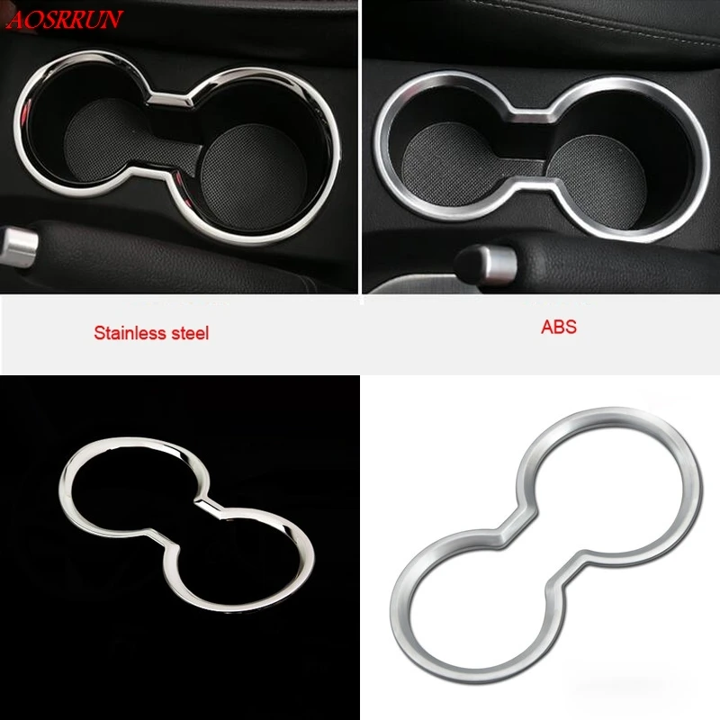 car accessories cup holder decoration cup hole covers trim interior Chromium car Styling For font b