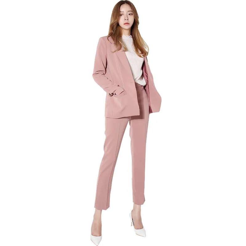 

New women's trousers suit professional pants suit jacket and pants office business women's ladies pants suit ladies pants suit