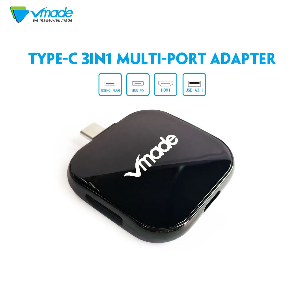 Адаптер-конвертер Type-C в HDMI USB-C 3 1 хаб DeX 4K HD TV PD зарядная док-станция NS для C-Force CF001