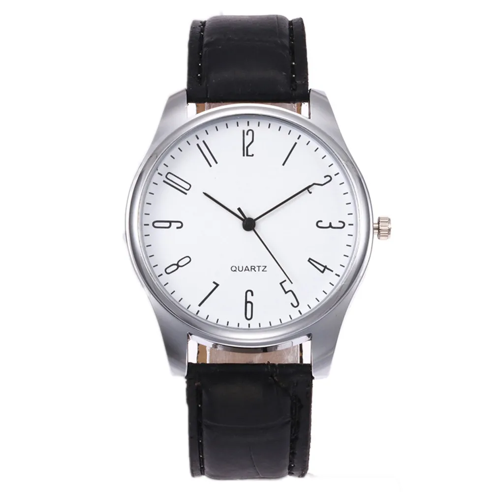 

2018 Simple Quartz Watch Men Luxury Male Clock Business Relogio Masculino Hodinky Leather Quartz-watch Military DropShipping