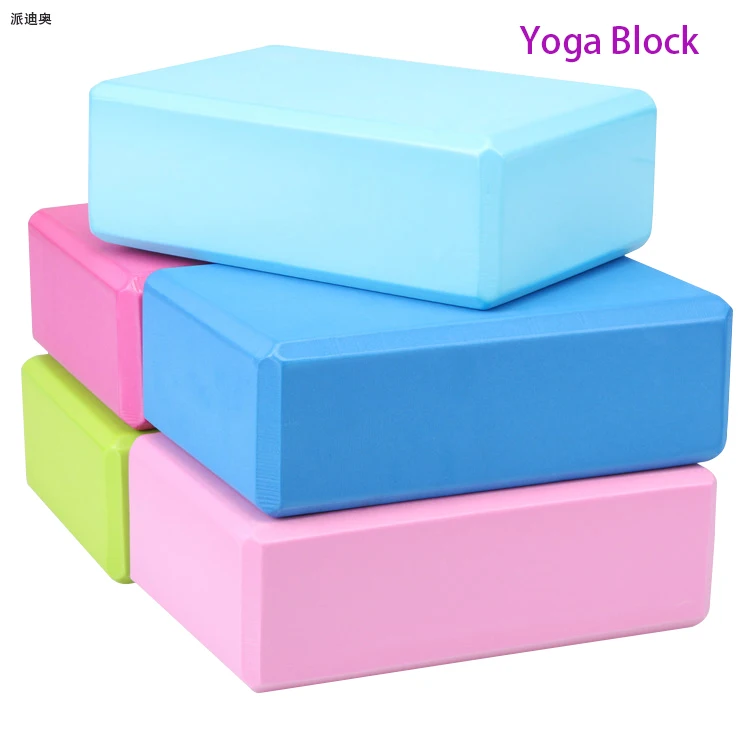 

EVA Yoga Block Brick Home Exercise Pilates Gym Foam Workout Sports Stretching Aid Body Shaping Health Training Fitness Equipment