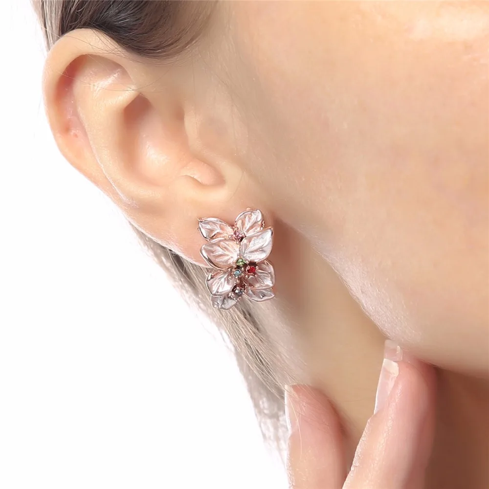 Женский ювелирный комплект из колье и серёг с австрийским кристаллом|jewelry sets