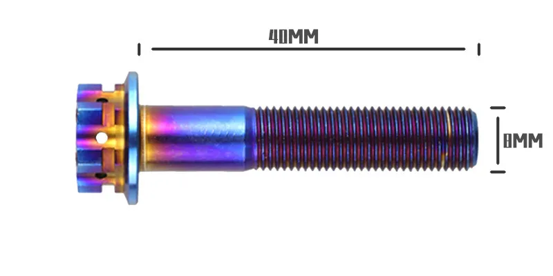 Аксессуары для мотоциклов винт ступицы из титанового сплава acrew m8* 40 для piaggio Vespa gts 300 Primavera 150 Sprint 150 крепежный винт