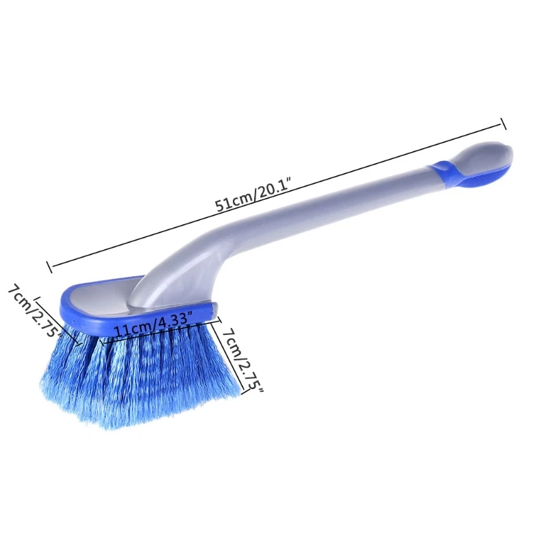 Multifunctional Tire Cleaning Brush Anti-Slip Long Handle Wheel Cleaning Brush Automobiles Wash& Maintenance Brushes