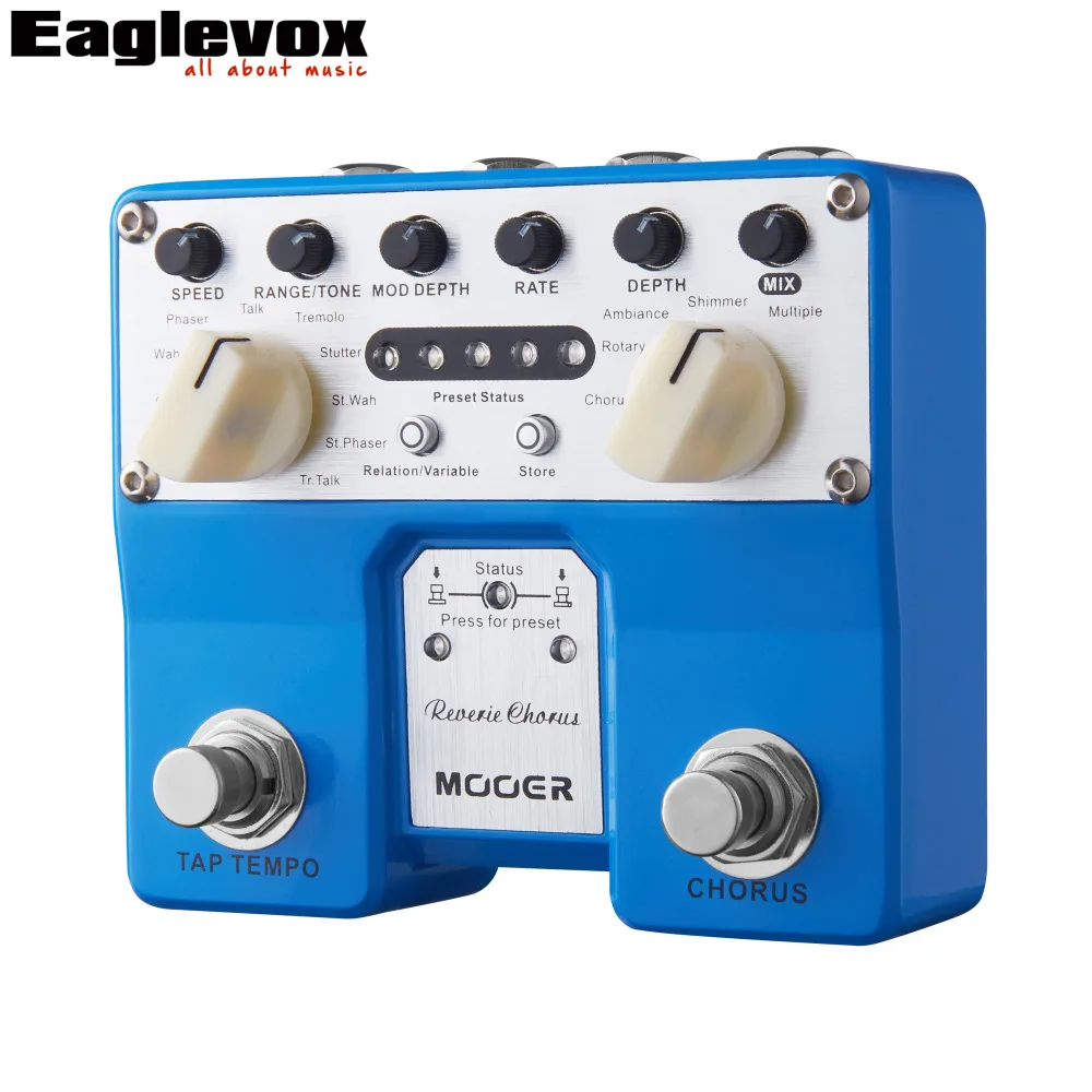 Mooer Reverie Chorus Digital Chorus Pedal Electric Guitar TCH1pedal