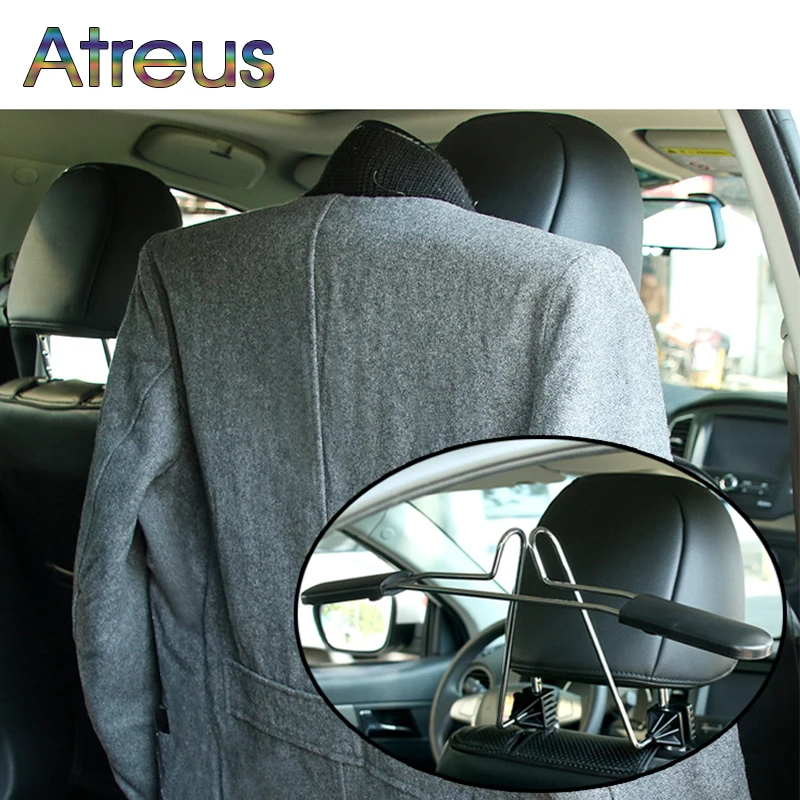 Atreus подголовник заднего сиденья из нержавеющей стали для Suzuki Audi A4 B6 B8 VW Passat B5 B7 Skoda