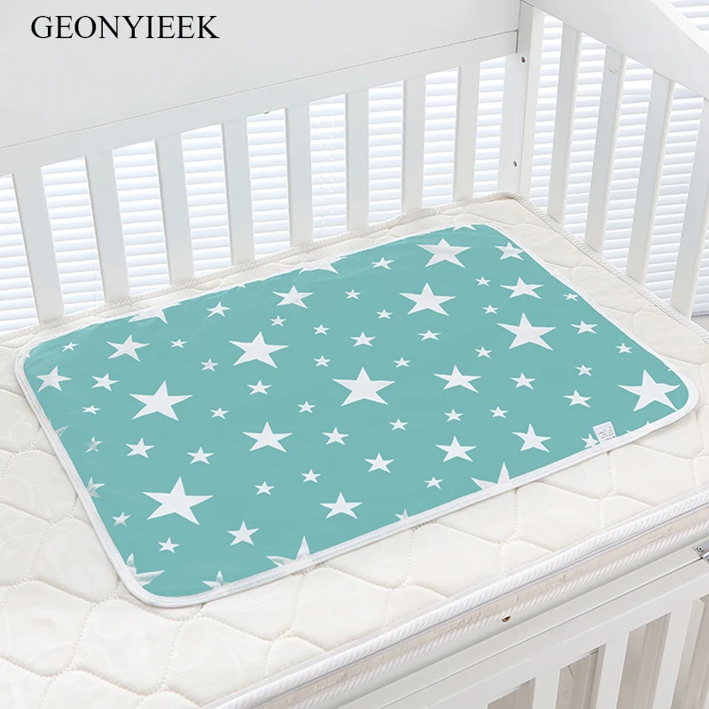 

Baby Nappy Changing Pad Cotton Ecologic Diaper Changing Table Cartoon Baby Waterproof Mattress Bed Sheet Infant Change Mat Cover