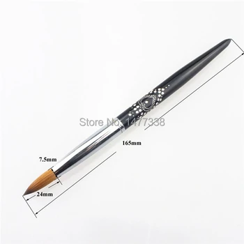 

Factory Direct,Size 16,100% Kolinsky Acrylic Nail,Metal Handle Nail Brush,Hot Sale!