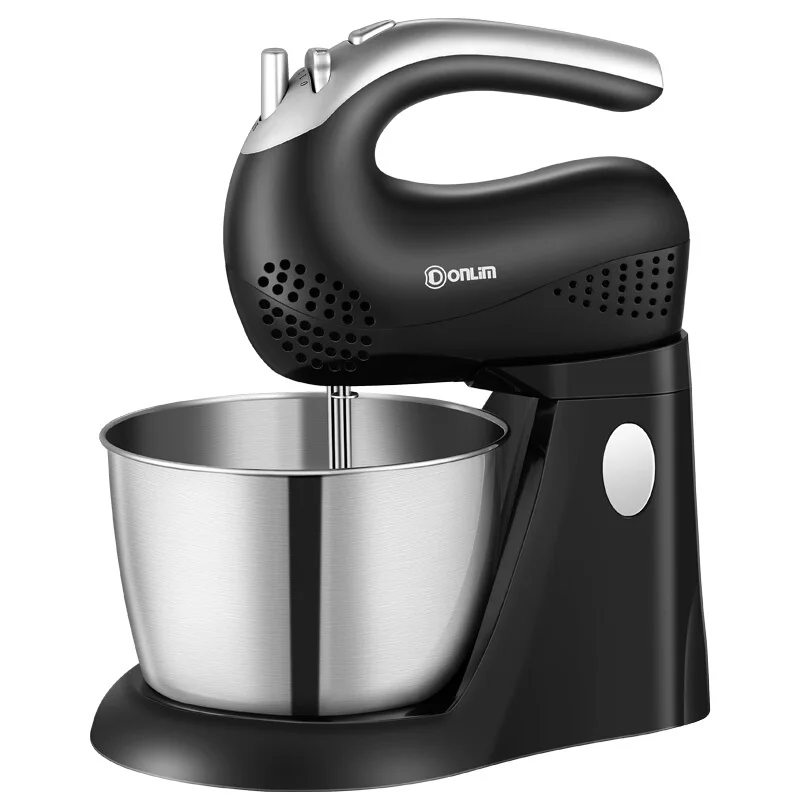 

Home Egg Beater High-power Blender Flour Mixing Tool Cake Baking Noodle Maker with Stainless Steel Bucket Milk Whisk Machine