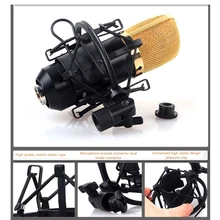 Металлический противоударный кронштейн амортизирующее крепление микрофона держатель микрофона клип