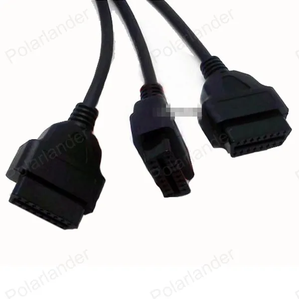 OBD интерфейс 16 Pin pick 1 Мужской до трех Женский кабель для автомобильного сканера 50 см OBDII