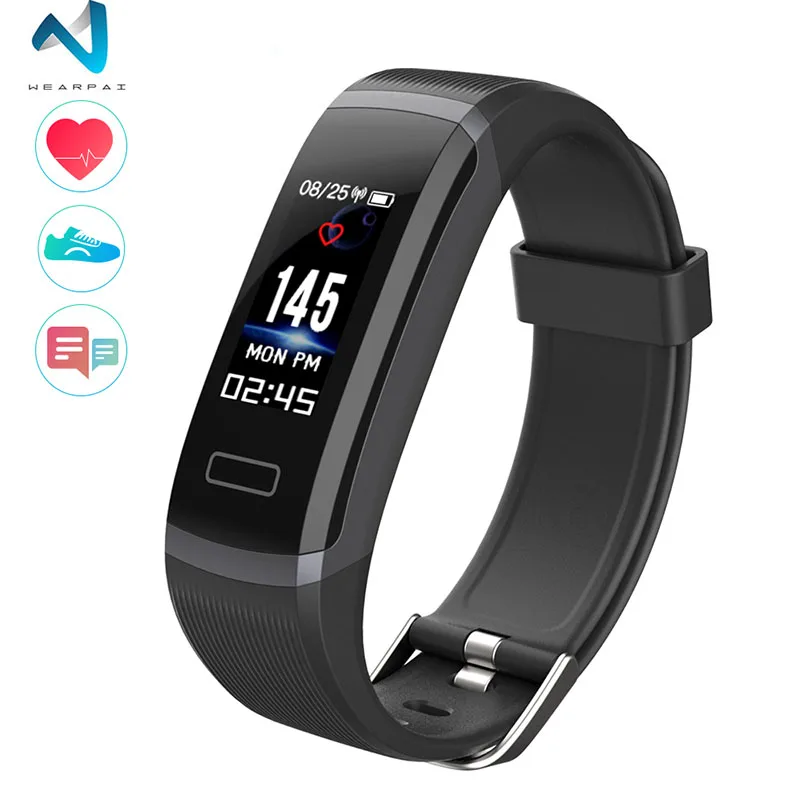 

Wearpai GT101 Smart Sport Bracelet men Heart Rate Monitor FitnessTracker smart wristband Bluetooth support for IP67 Waterproof