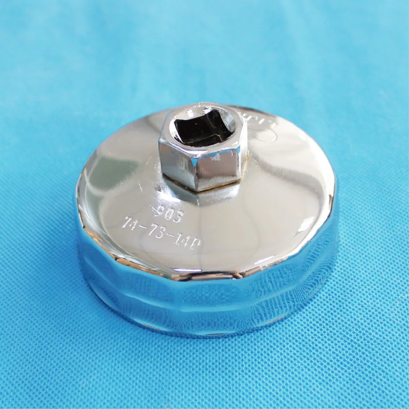 

1/2" Drive Oil Filter Wrench Cap Housing Tool Remover 14 Flutes 903