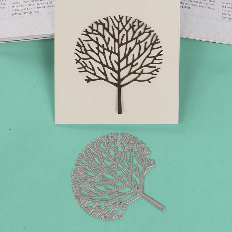 

DUOFEN METAL CUTTING DIES S18091201 traditional tree stencil for DIY papercraft projects Scrapbook Paper Album greeting cards