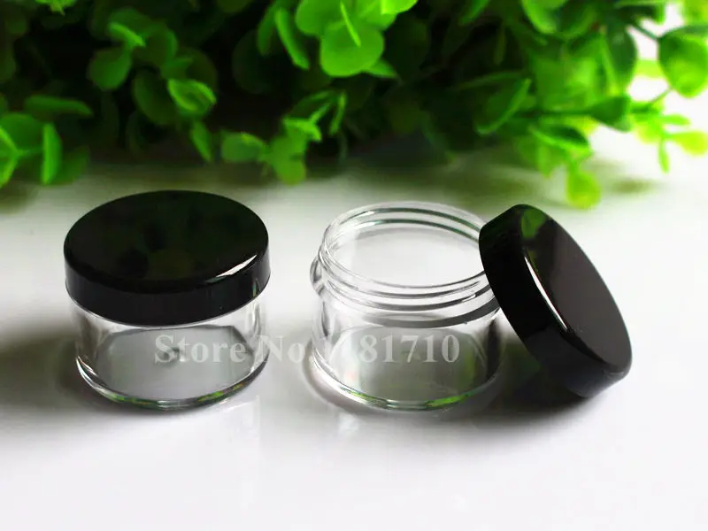 

9pcs/Pack Clear 15ml Round Cosmetic Pot Jars 15g Eyeshadows Makeup Face Cream Lip Balm Containers DIY Nail Art Storage