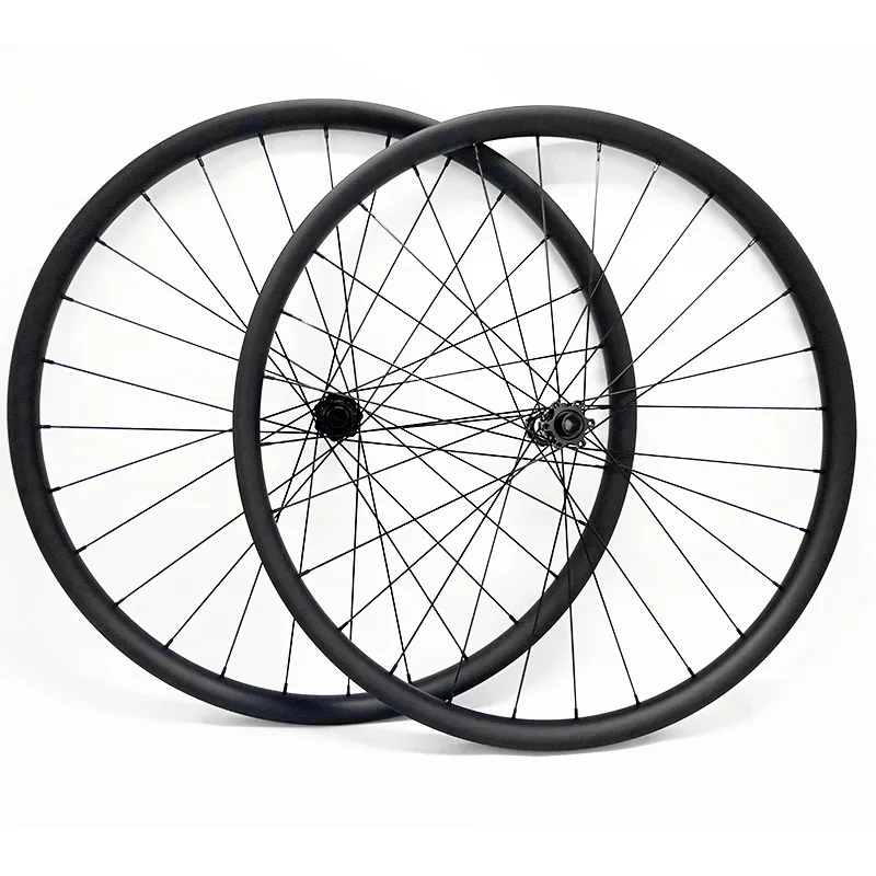 Clearance Offer for  29er carbon mtb wheels 37x24mm tubeless boost DT350S Straight pull 110x15 148x12 mtb disc bike whee