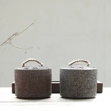 PINNY железные весы глазурь керамические банки для чая японский стиль чай Caddy Винтаж чайный набор кунг-фу ручной работы контейнеры для хранения