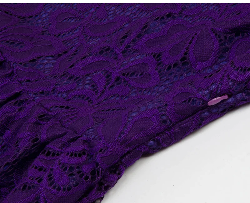 Tonval, винтажное фиолетовое повседневное Плиссированное кружевное платье, элегантное, круглый вырез, короткий рукав, высокая талия, платья, женская летняя одежда, платье