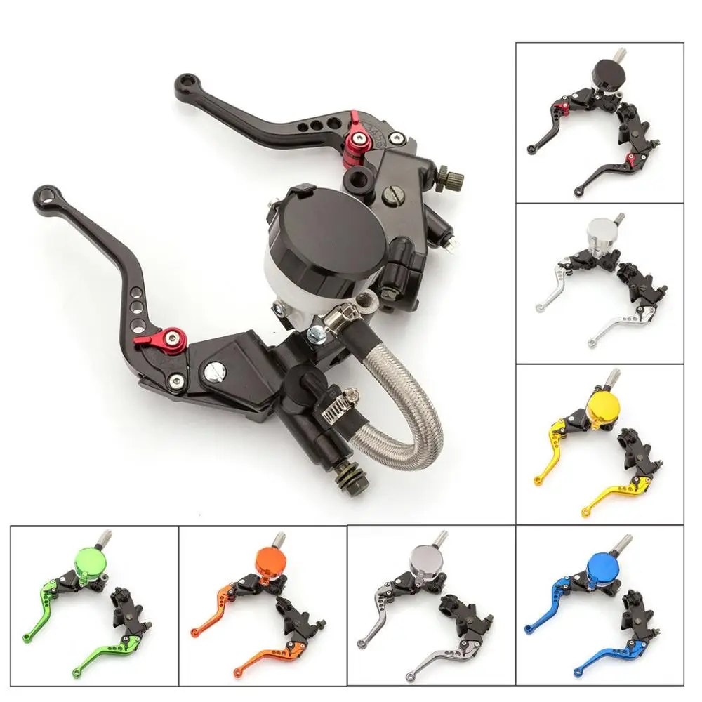 

Universal Motorcycle Hydraulic Master Cylinder Reservoir Brake Clutch Lever 7/8"