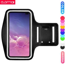 Наручная Сумка для бега для мужчин/женщин универсальная для samsung Galaxy S10 Plus открытый спортивный чехол на руку Велоспорт Спорт тренировки руки ремешок чехол