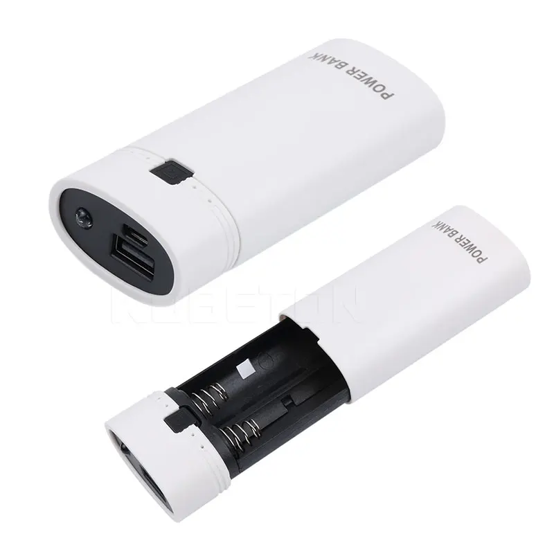 

kebidu 2017 New Arrival DIY KIT 2x18650 Portable Battery Power Bank Shell Case Powerbank Box 5200mAh (No Battery)