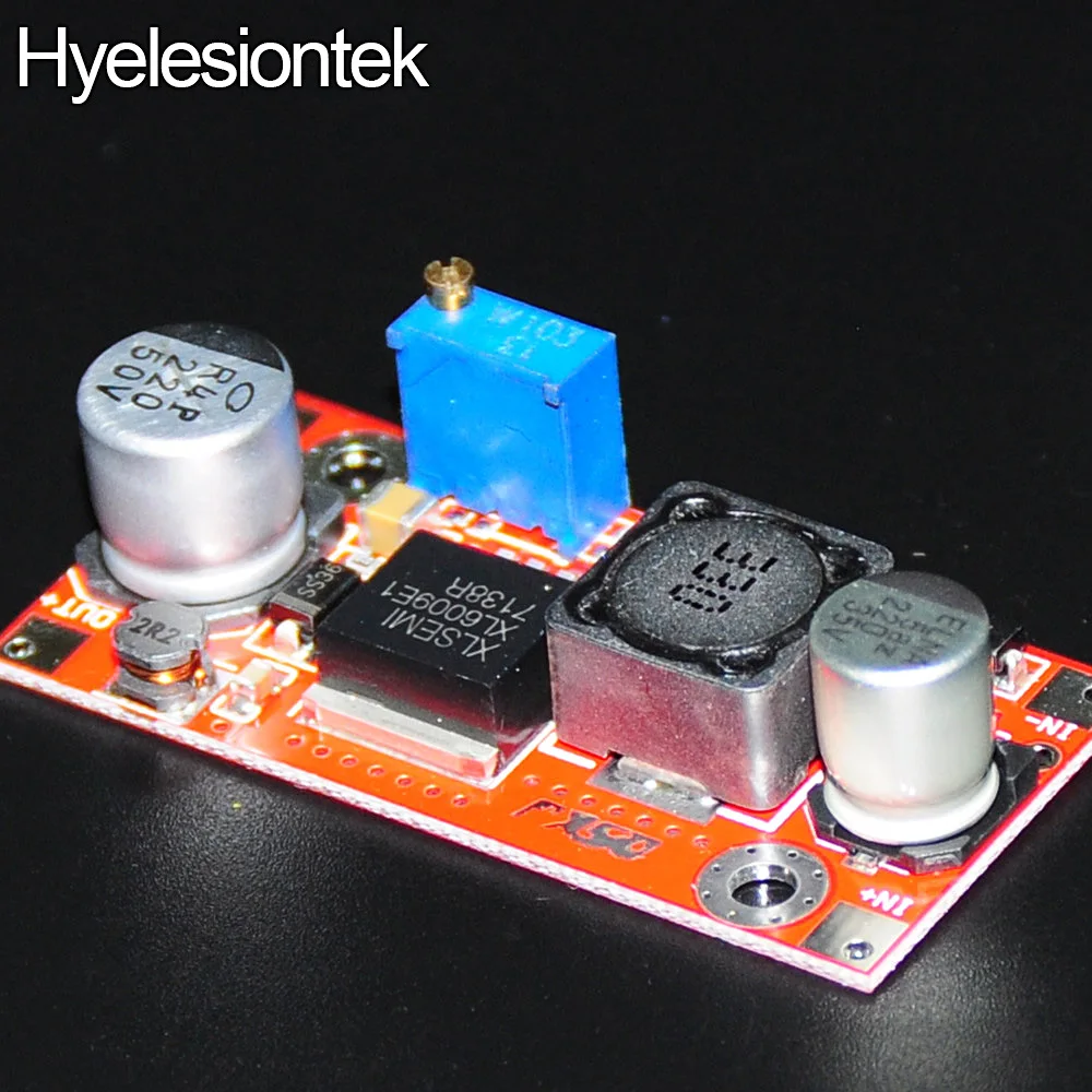 

XL6009 15W 5-32V to 5-50V DC-DC Step-Up Module Boost Converter Adapter Adjustable Power Supply Step Up Board Voltage Regulator