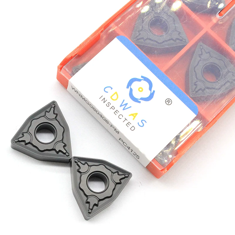 

High quality WNMG080408 PM PC4125 carbide insert CNC Lathe cutter tool for steel WNMG080408 External Turning tool