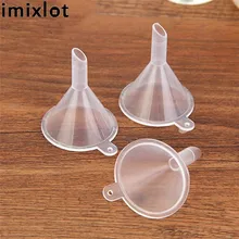 Imixlot 10 шт. пластиковые мини-воронки для домашней кухни креативная Бытовая жидкая портативная Воронка удобное хранение