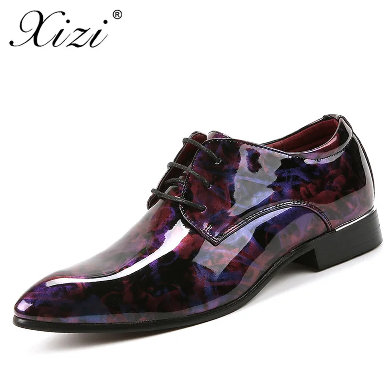 

Xizi 2018 Mens Italian Microfiber Leather Shoes Fashion Formal Oxford Shoes for Men Brogue Man Office Party Dress Wedding Shoes