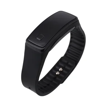 

Silicone Digital Watch Casual Sports Bracelet Watches Black LED Electronic Wrist Watch Digital Display For Unisex Children Kids