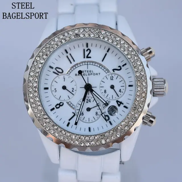 Classic Ladies Rhinestone Ceramic Automatic Mechanical Men Watches Top Brand Lux Classic Ladies Rhinestone Ceramic Automatic Mechanical Men Watches Top Brand Lux