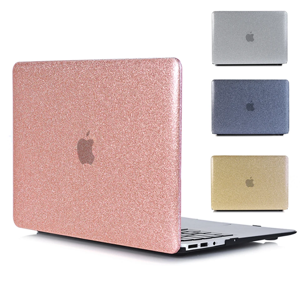 

Luxury Laptop Case for Macbook Pro 13 2018 2017 Case Shine Bling Coque for Mac book Pro 13 A1706 A1708 A1990 Touch Bar Case