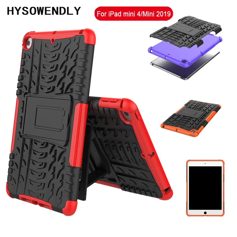 HYSOWENDLY Armor чехол для планшета Apple iPad mini 4 7 9 ''дюймовый силиконовый Жесткий ПК 2019