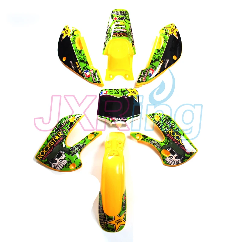 Пластиковый комплект Kayo Apollo Bosuer XMoto GPX SSR PITSTERPRO ORION ATOMIK для грязевых велосипедов + 3m