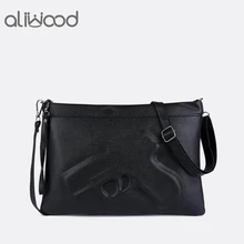 Brand Women s Messenger Bags Shoulder Handbags Fashion Clutches 3D Print Leather Pistol Bag Ladies Purses