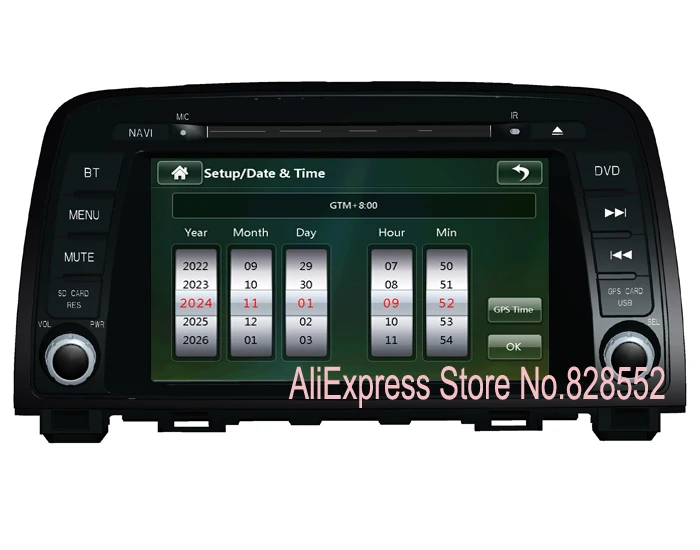 Excellent Free Shipping Car DVD Player For New MAZDA 6 With Gps Navigation Radio BT IPOD TV Free Maps 1