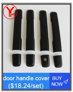 Черная защитная накладка на дверную ручку для isuzu mux mu-x 2013- для isuzu dmax 2012- аксессуары YCSUNZ