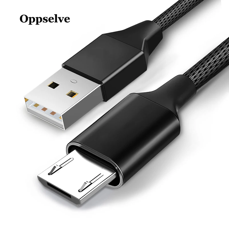 Oppselve Micro USB кабель 2.4A Быстрая зарядка Microusb зарядное устройство шнур для Samsung Xiaomi