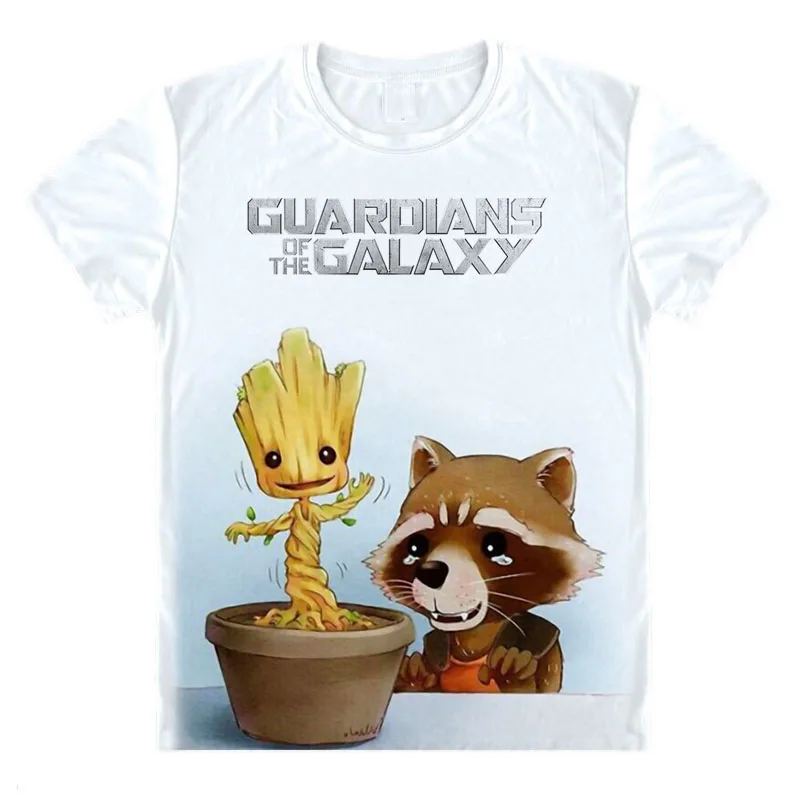 Guardians of the Galaxy 2 Мужская футболка с аниме летняя мужская коротким рукавом модные