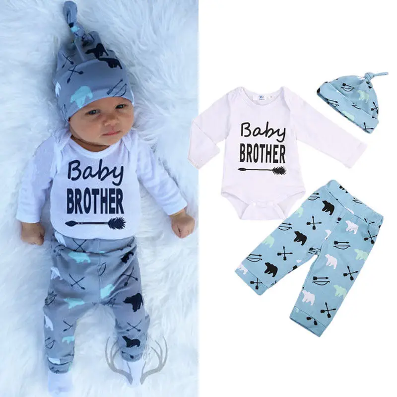 Buy Newborn Baby Boys Coming Home Outfits Tops Romper