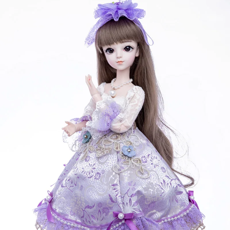Принцесса Анна 1/3 60 см BJD кукла Сделай Сам модный парик одета принцесса девочка