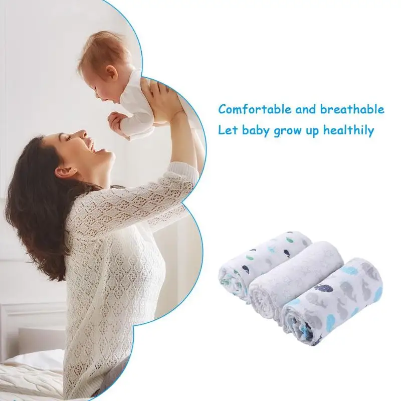 Cotton Baby Swaddles Wrap 2-layer Gauze Soft Infants Blankets Baby Stroller Cover Toddler Bath Towel Bedding Swaddle Muslin Wrap