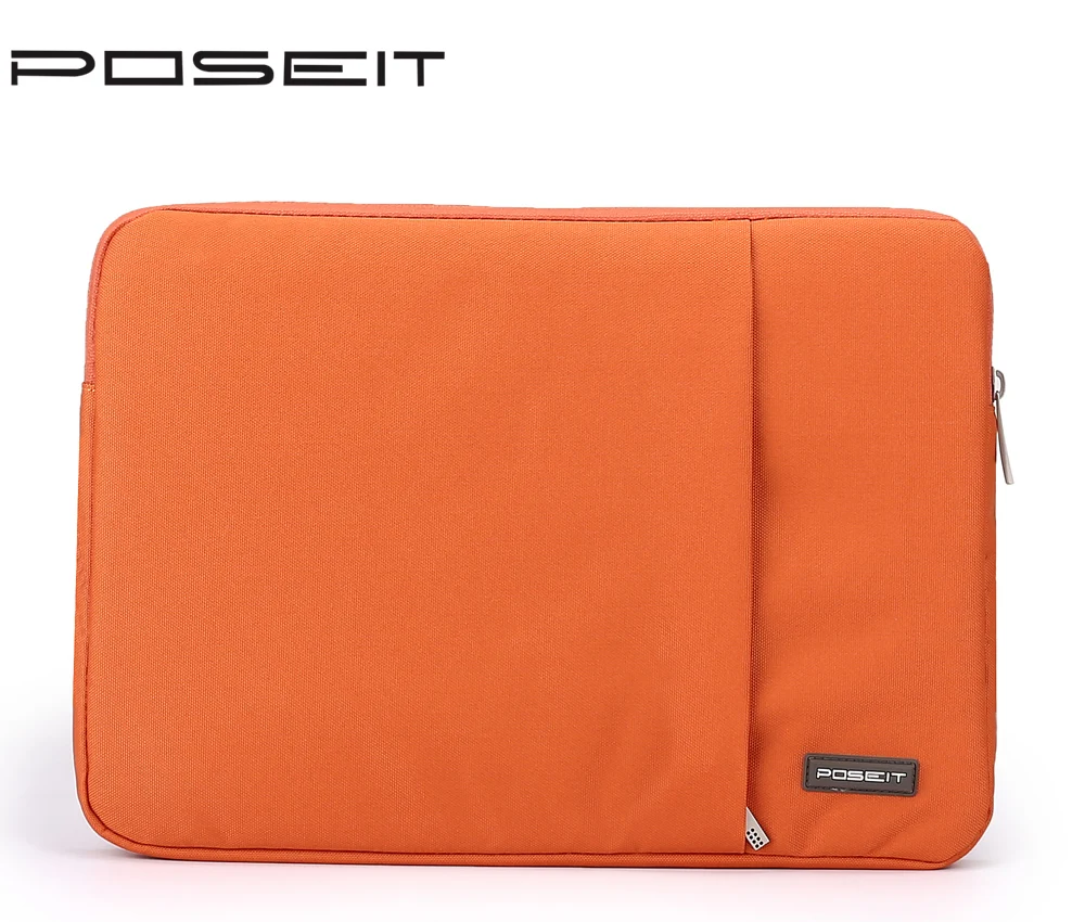Orange Водонепроницаемая сумка для ноутбука Macbook Air 11 12 13 15,4 16 17 Женская и мужская сумка для ноутбука чехол 14 чехол для ноутбука hp DELL XPS 13 14 15" - Цвет: Orange