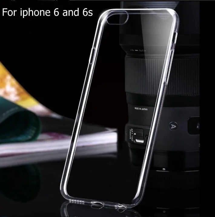

Ultra-thin Soft Silicon Cover for iphone 4 5 5c 5s SE 6 6s 7 8 plus X XS CELL Phone Protective Cases Cover of High Transparency