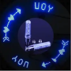 Велосипедная спица светодиодный фонарь велосипедная шина для колеса клапан 7 светодиодный вспышка с суперъяркий велосипед письмо