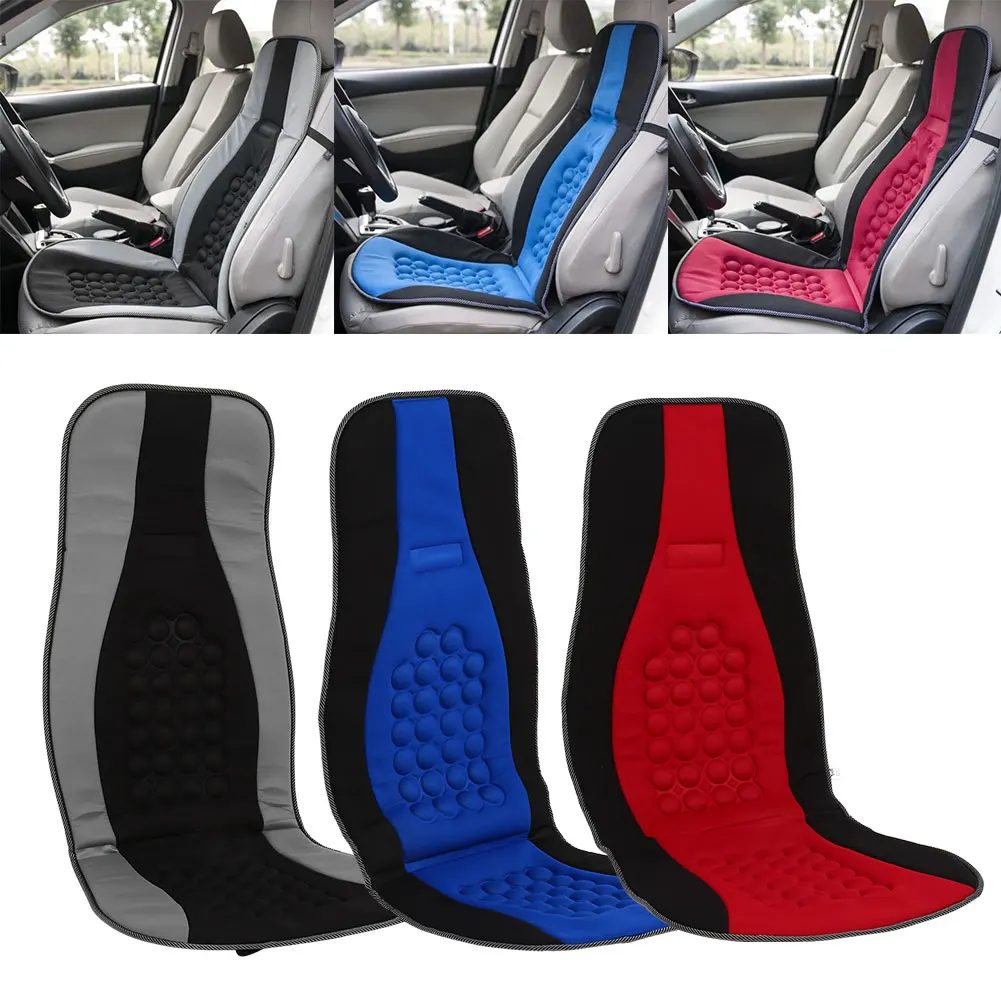 Car Vehicle Seat Round Bump Design Therapy Massage Function Pad