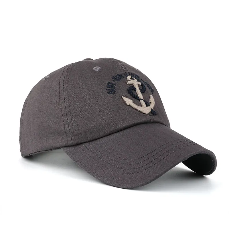 Новое поступление, хлопковая бейсбольная Кепка Gorras с якорем ...