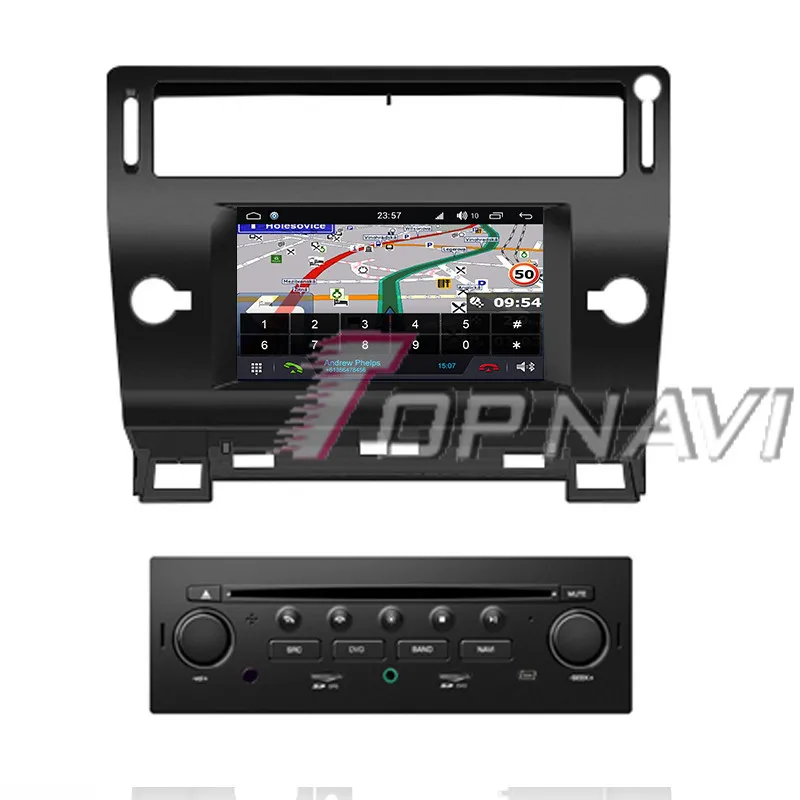 Excellent Topnavi 7" S200 Octa Core Android 8.0 Car DVD Multimedia Player Video for Citroen C4 Stereo Radio GPS Navigation Autoradio 2 Din 2