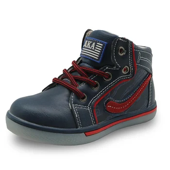 

Apakowa 2017 New Spring Autumn Toddler Little Kids Boys Sneakers Shoes Fashion Boys Boots Rubber Children Brand Shoes EU 21-32